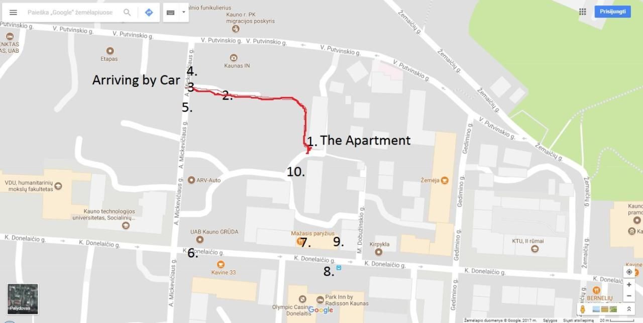 Апартаменты Kaunas Center 3 Room Apartment Каунас